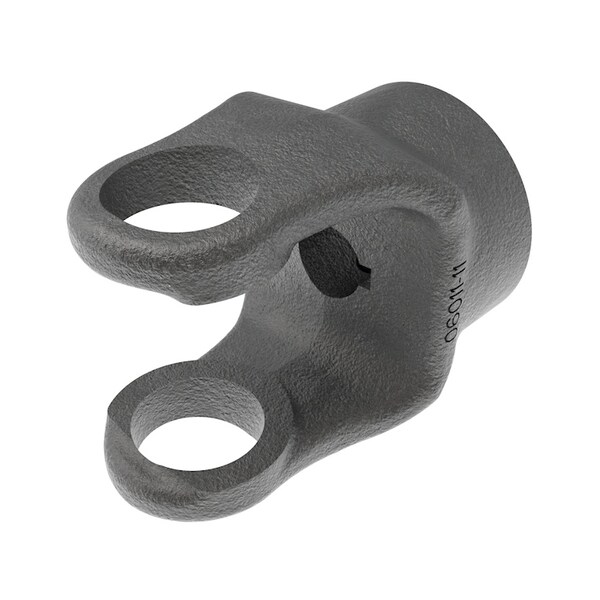 Implement Yoke, 5/8" Round Bore, 3/16" Keyway, w/ Set Screw 3" x3" x3"